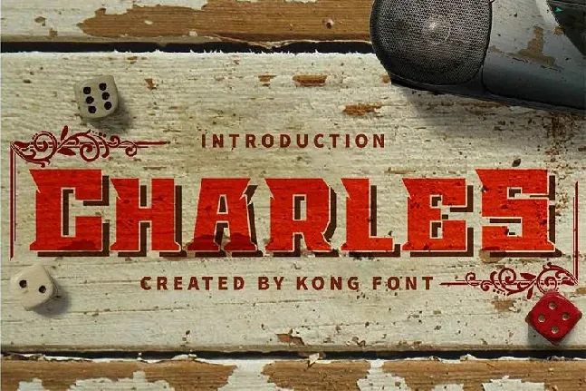 Charles Display font