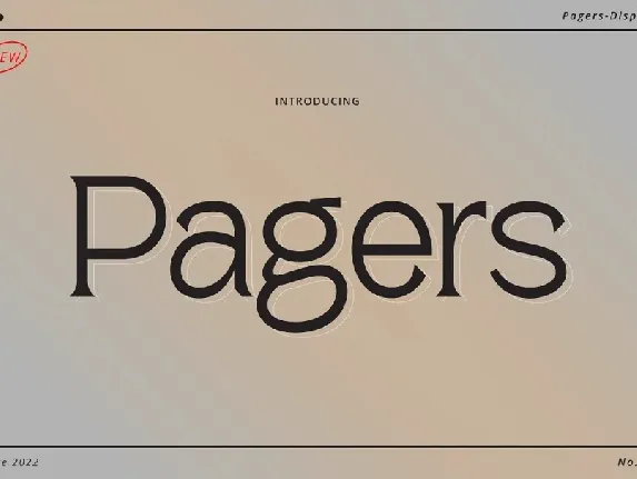 Pagers font