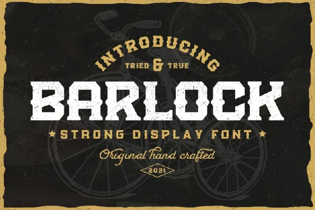 Barlock font