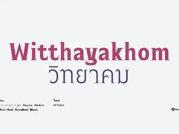 Witthayakhom font