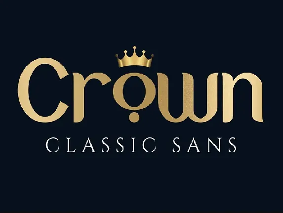 Crown Display font