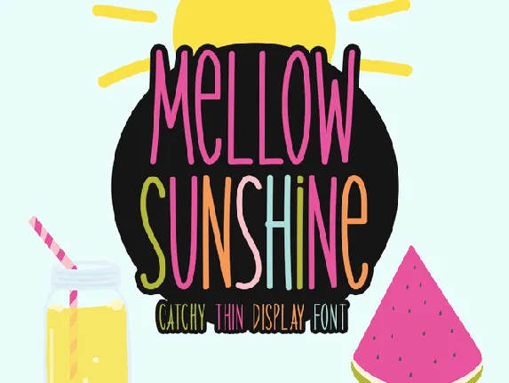 Mellow Sunshine font