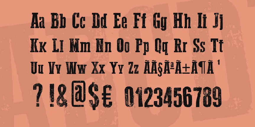 Western Bang Bang font