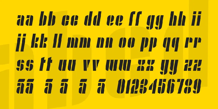 Nyamomobile font