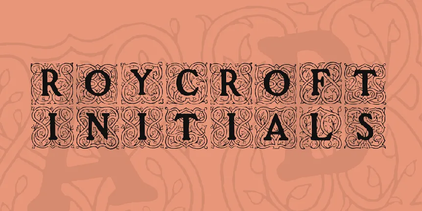 Roycroft Initials font