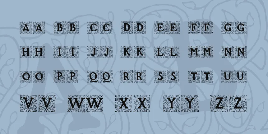 Roycroft Initials font