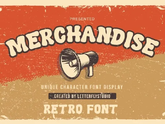 Merchandise font