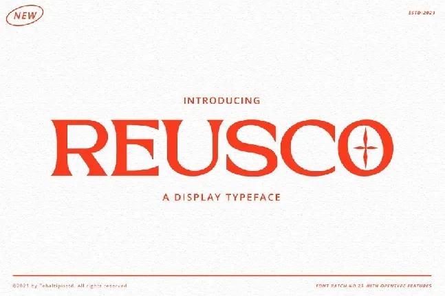 Reusco font