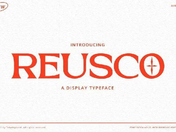 Reusco font