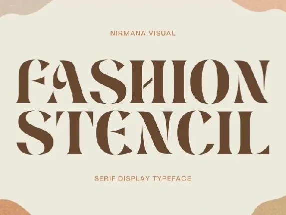 Fashion Stencil font