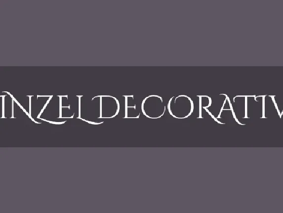 Cinzel Decorative Family font