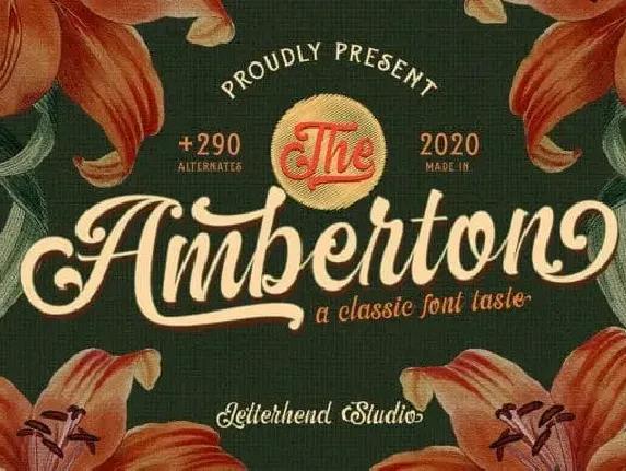 The Amberton Script font