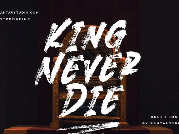 King Never Die font