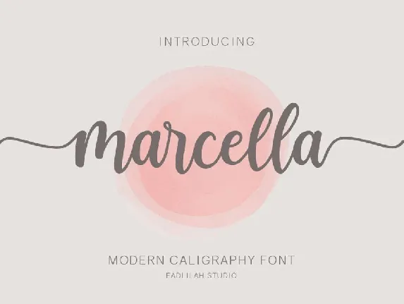 Marcella Calligraphy Script font