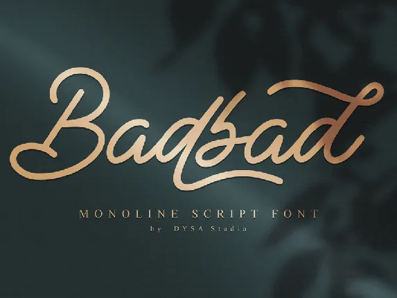 Badbad font