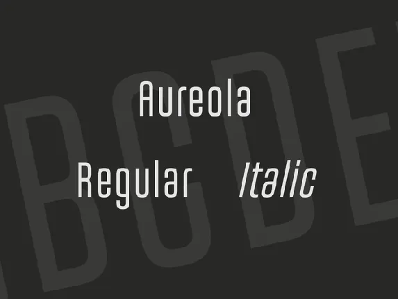 Aureola font