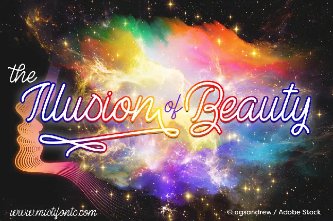 The Illusion of Beauty font