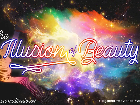 The Illusion of Beauty font