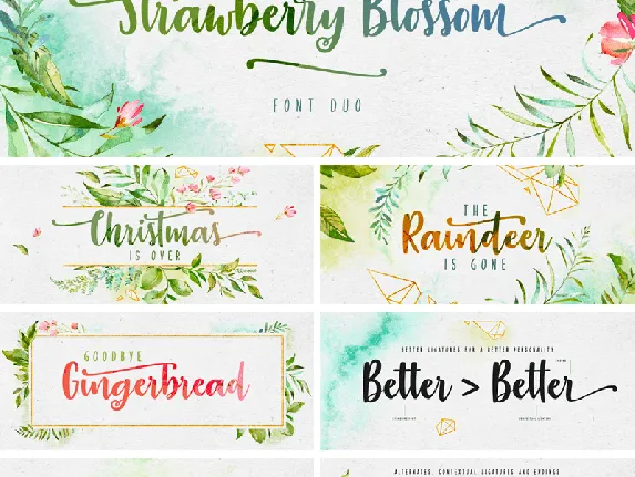 Strawberry Blossom font