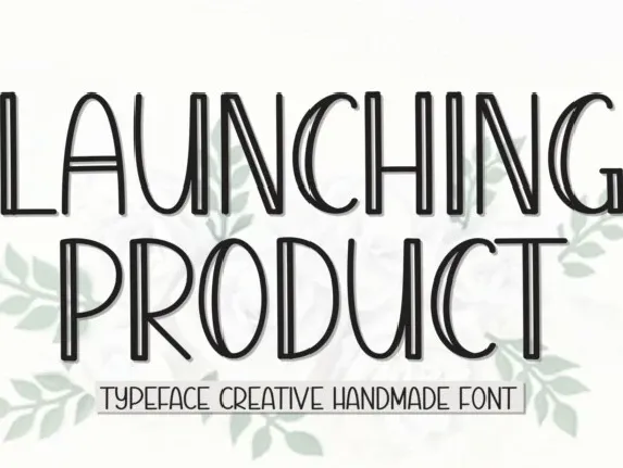 Launching Product Script font