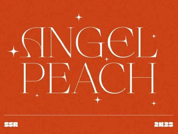 Angel Peach font