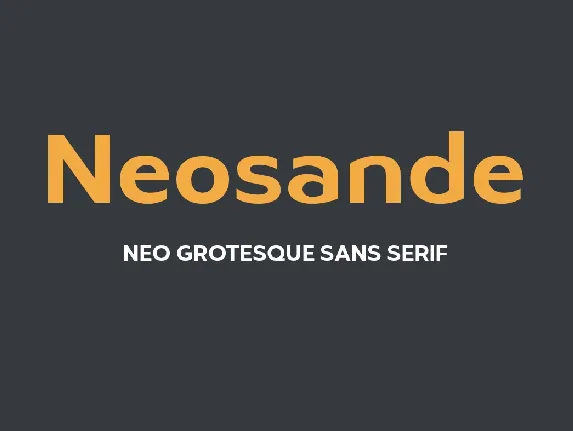 Neosande font