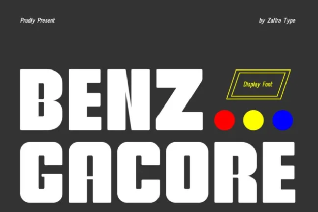 Benz Gacore font