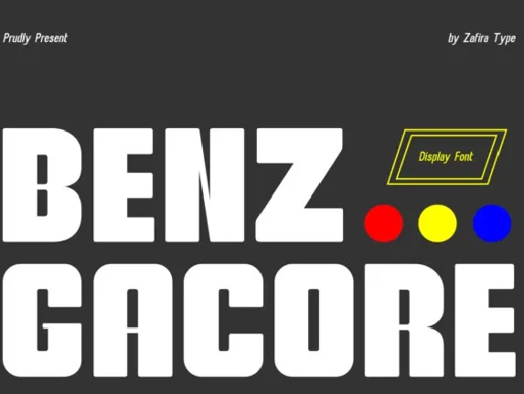 Benz Gacore font