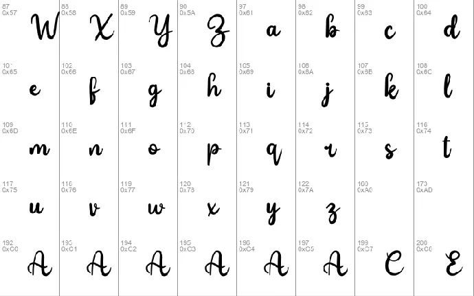 Gabust font