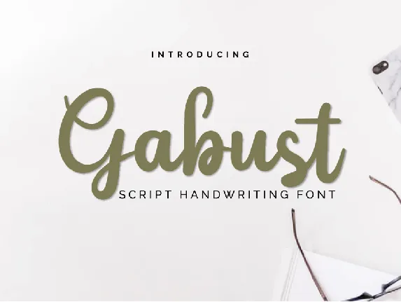 Gabust font