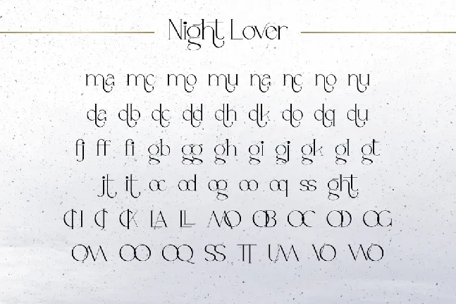 Night Lover Demo font