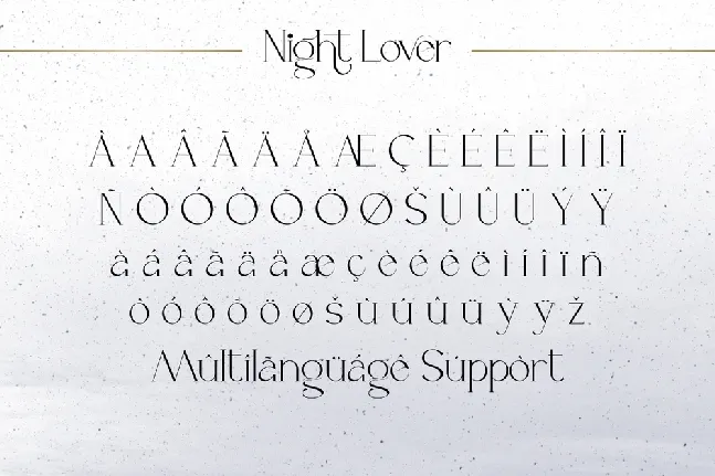 Night Lover Demo font