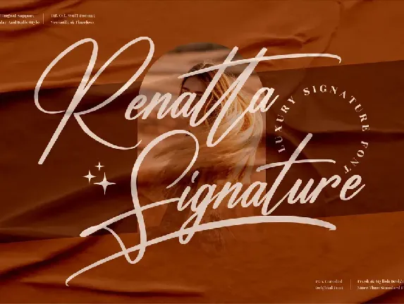 Renatta Signature font