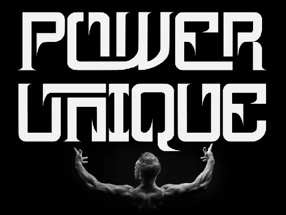 Power Unique Demo font