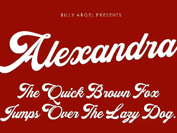 Alexandra Personal Use font