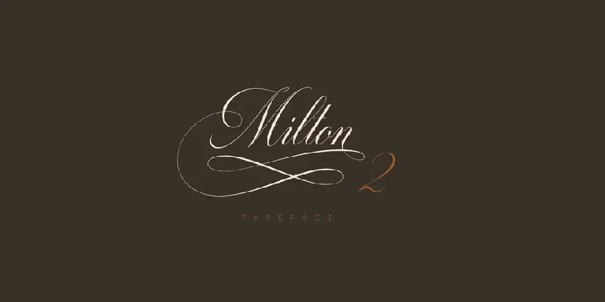 Milton Two font