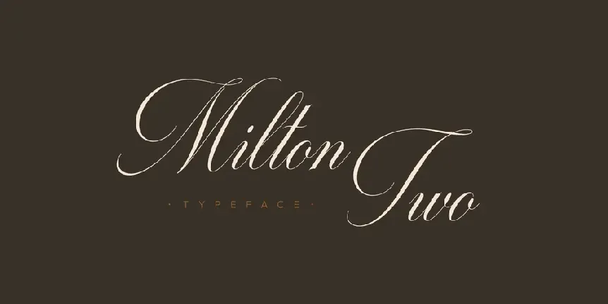 Milton Two font