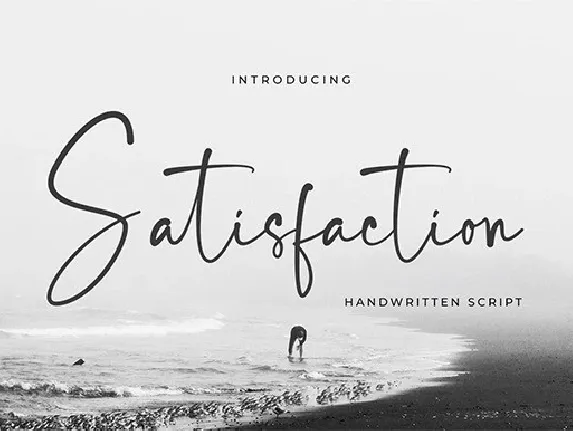 Satisfaction Typeface font