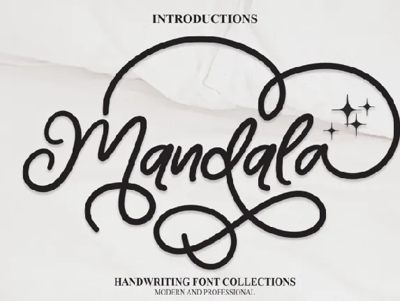 Mandala Typeface font