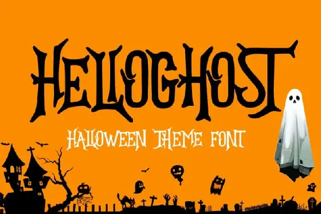 HELLOGHOST – Helloween Theme font