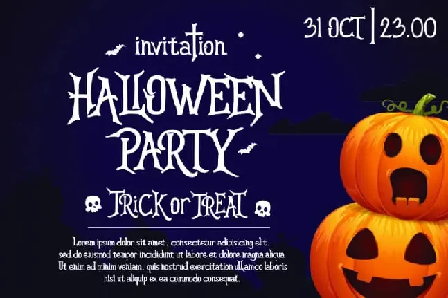 HELLOGHOST – Helloween Theme font