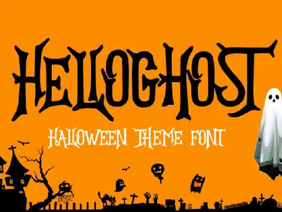 HELLOGHOST – Helloween Theme font