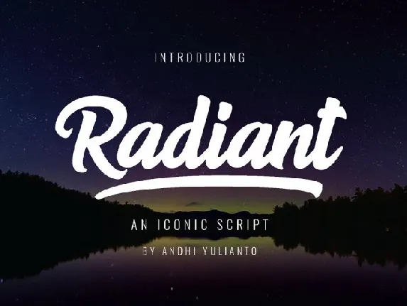 Radiant Bold Script font