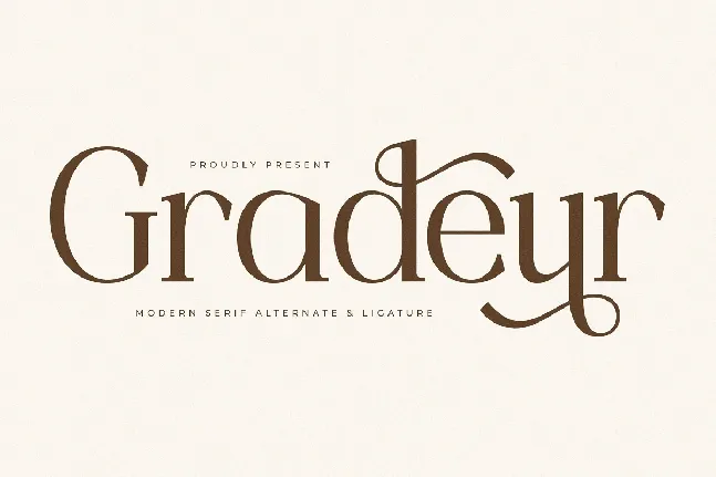 Gradeur font