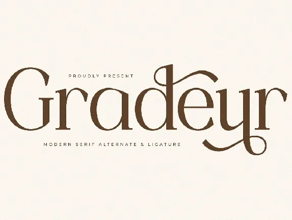 Gradeur font