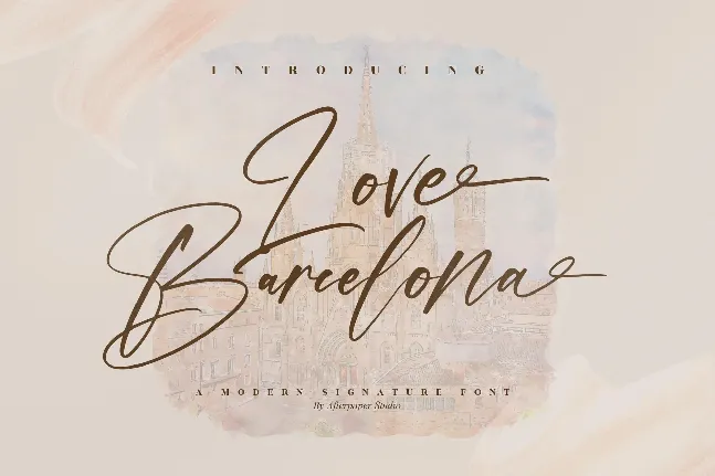 Love Barcelona font