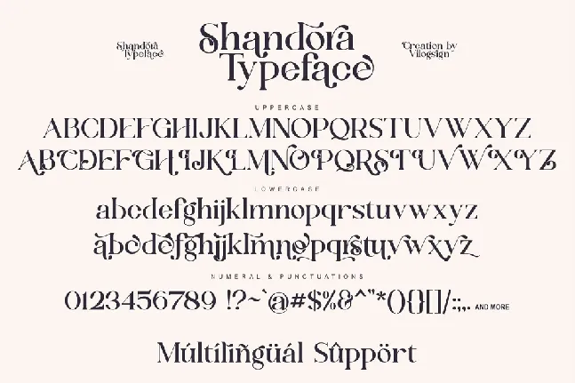 Shandora font