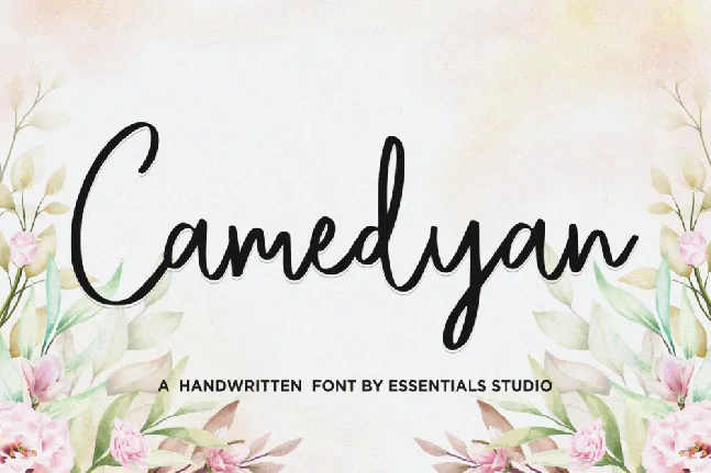 Camedyan font