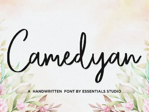 Camedyan font