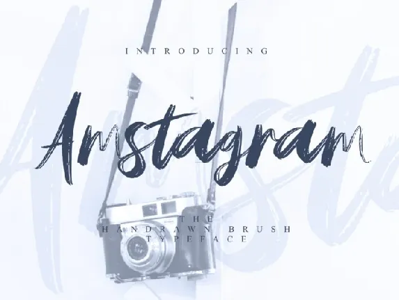 Amstagram Brush font